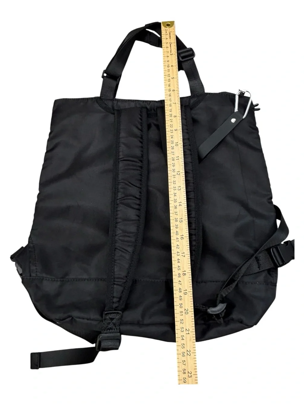 BEARPAW Convertible Nylon Tote Backpack Black Bag